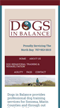 Mobile Screenshot of dogsinbalance.net